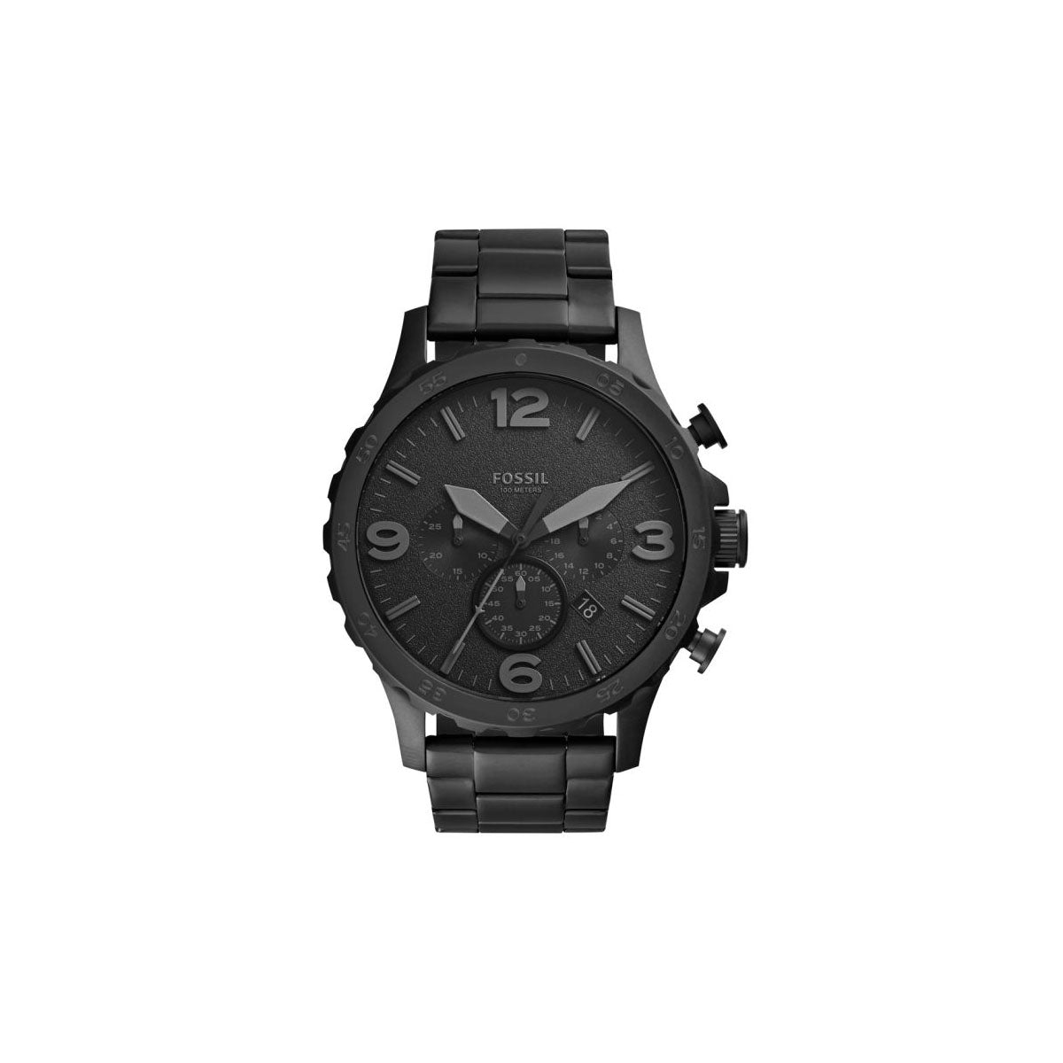 Fossil JR1401 Men’s Watch 50 Mm Black